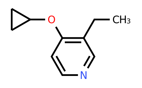 CAS 1243397-37-6 | 4-Cyclopropoxy-3-ethylpyridine