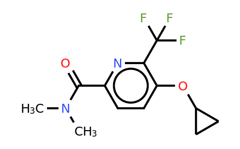 CAS 1243397-43-4 | 5-Cyclopropoxy-N,n-dimethyl-6-(trifluoromethyl)picolinamide