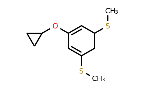 CAS 1243397-44-5 | (5-Cyclopropoxycyclohexa-3,5-diene-1,3-diyl)bis(methylsulfane)