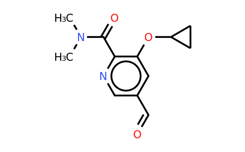 CAS 1243397-47-8 | 3-Cyclopropoxy-5-formyl-N,n-dimethylpicolinamide