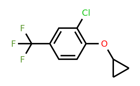 CAS 1243397-48-9 | 2-Chloro-1-cyclopropoxy-4-(trifluoromethyl)benzene