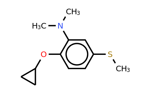 CAS 1243397-49-0 | 2-Cyclopropoxy-N,n-dimethyl-5-(methylthio)aniline