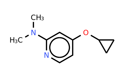 CAS 1243397-56-9 | 4-Cyclopropoxy-N,n-dimethylpyridin-2-amine