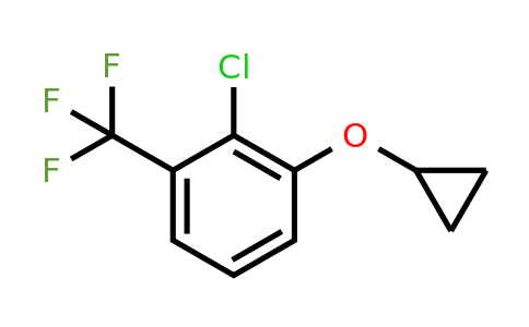 CAS 1243397-58-1 | 2-Chloro-1-cyclopropoxy-3-(trifluoromethyl)benzene
