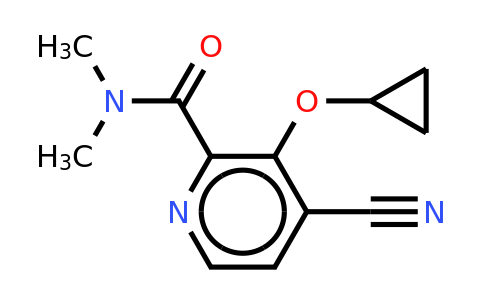 CAS 1243397-62-7 | 4-Cyano-3-cyclopropoxy-N,n-dimethylpicolinamide