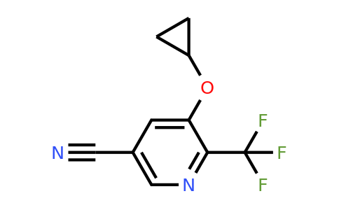 CAS 1243397-63-8 | 5-Cyclopropoxy-6-(trifluoromethyl)nicotinonitrile