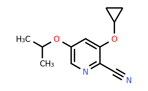 CAS 1243397-64-9 | 3-Cyclopropoxy-5-isopropoxypicolinonitrile