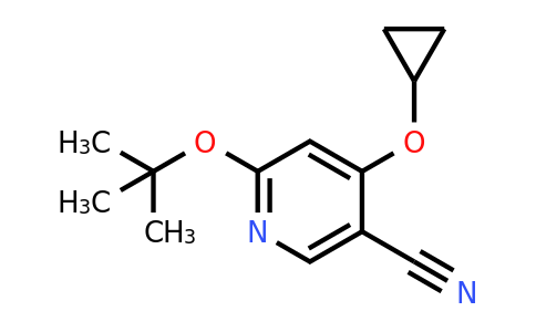CAS 1243397-67-2 | 6-Tert-butoxy-4-cyclopropoxynicotinonitrile