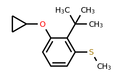 CAS 1243397-69-4 | (2-Tert-butyl-3-cyclopropoxyphenyl)(methyl)sulfane