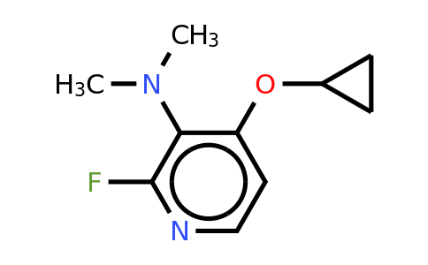 CAS 1243397-71-8 | 4-Cyclopropoxy-2-fluoro-N,n-dimethylpyridin-3-amine