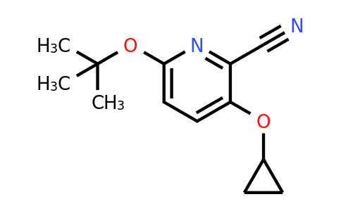 CAS 1243397-80-9 | 6-Tert-butoxy-3-cyclopropoxypicolinonitrile