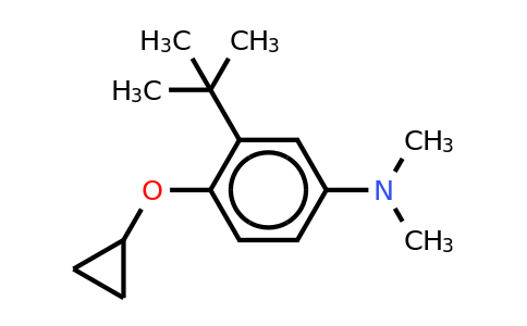 CAS 1243397-84-3 | 3-Tert-butyl-4-cyclopropoxy-N,n-dimethylaniline