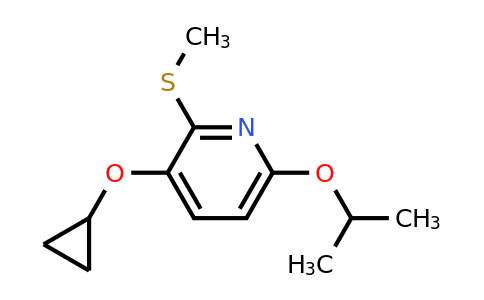 CAS 1243397-95-6 | 3-Cyclopropoxy-6-isopropoxy-2-(methylthio)pyridine