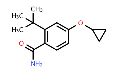 CAS 1243398-10-8 | 2-Tert-butyl-4-cyclopropoxybenzamide