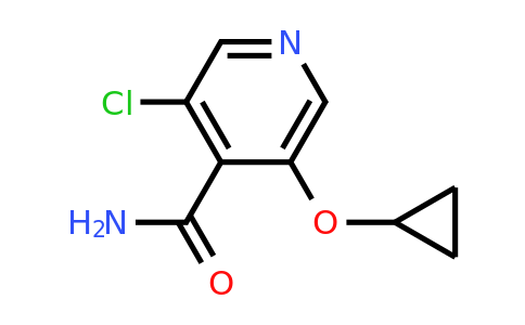 CAS 1243398-12-0 | 3-Chloro-5-cyclopropoxyisonicotinamide