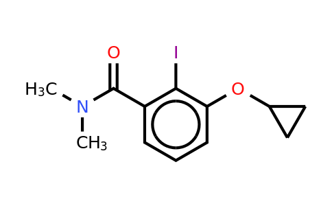 CAS 1243398-19-7 | 3-Cyclopropoxy-2-iodo-N,n-dimethylbenzamide