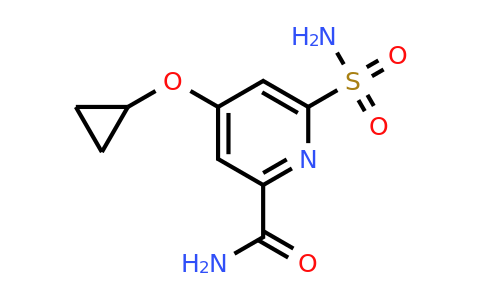 CAS 1243398-21-1 | 4-Cyclopropoxy-6-sulfamoylpicolinamide