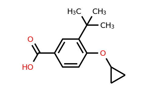 CAS 1243398-23-3 | 3-Tert-butyl-4-cyclopropoxybenzoic acid