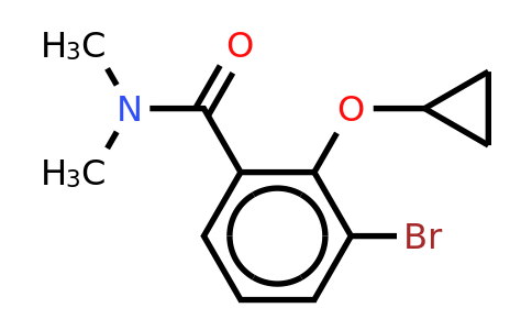 CAS 1243398-24-4 | 3-Bromo-2-cyclopropoxy-N,n-dimethylbenzamide