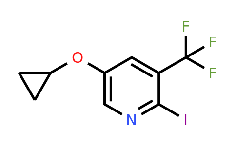 CAS 1243398-26-6 | 5-Cyclopropoxy-2-iodo-3-(trifluoromethyl)pyridine