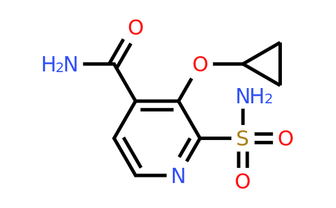 CAS 1243398-28-8 | 3-Cyclopropoxy-2-sulfamoylisonicotinamide