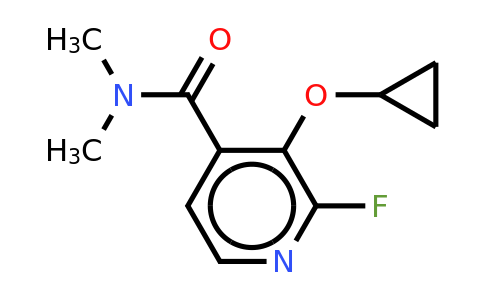 CAS 1243398-30-2 | 3-Cyclopropoxy-2-fluoro-N,n-dimethylisonicotinamide