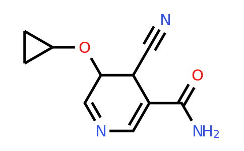 CAS 1243398-31-3 | 4-Cyano-5-cyclopropoxy-4,5-dihydropyridine-3-carboxamide