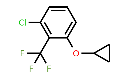 CAS 1243398-32-4 | 1-Chloro-3-cyclopropoxy-2-(trifluoromethyl)benzene