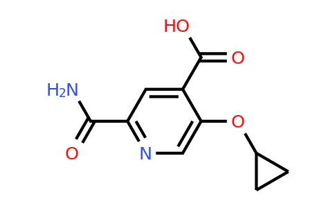 CAS 1243398-36-8 | 2-Carbamoyl-5-cyclopropoxyisonicotinic acid