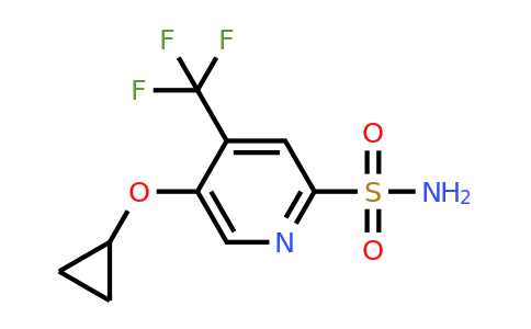 CAS 1243398-38-0 | 5-Cyclopropoxy-4-(trifluoromethyl)pyridine-2-sulfonamide