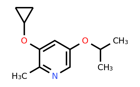 CAS 1243398-39-1 | 3-Cyclopropoxy-5-isopropoxy-2-methylpyridine