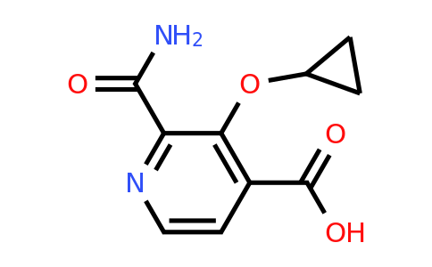 CAS 1243398-40-4 | 2-Carbamoyl-3-cyclopropoxyisonicotinic acid