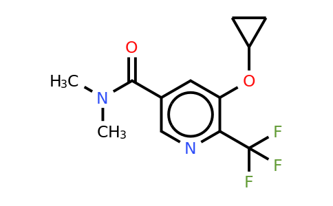 CAS 1243398-41-5 | 5-Cyclopropoxy-N,n-dimethyl-6-(trifluoromethyl)nicotinamide