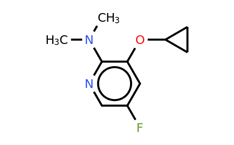 CAS 1243398-43-7 | 3-Cyclopropoxy-5-fluoro-N,n-dimethylpyridin-2-amine