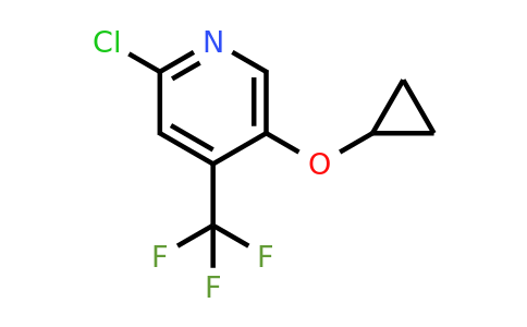 CAS 1243398-44-8 | 2-Chloro-5-cyclopropoxy-4-(trifluoromethyl)pyridine