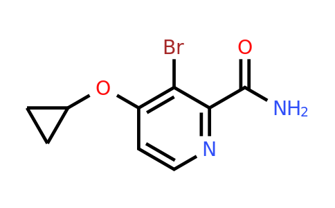 CAS 1243398-49-3 | 3-Bromo-4-cyclopropoxypicolinamide