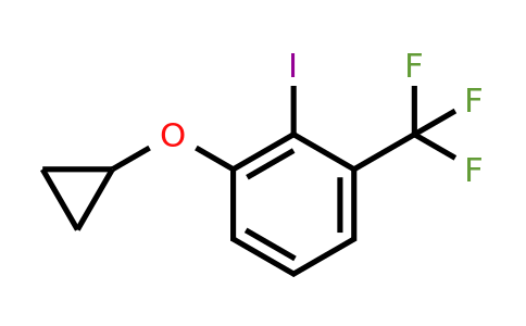 CAS 1243398-66-4 | 1-Cyclopropoxy-2-iodo-3-(trifluoromethyl)benzene