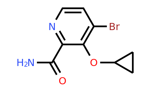 CAS 1243398-68-6 | 4-Bromo-3-cyclopropoxypicolinamide