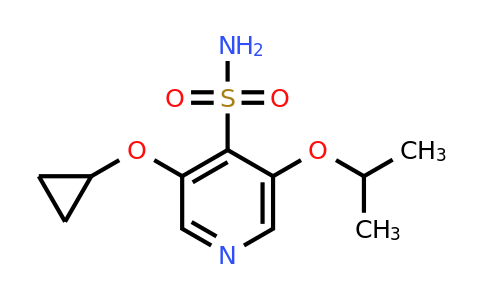 CAS 1243398-69-7 | 3-Cyclopropoxy-5-isopropoxypyridine-4-sulfonamide