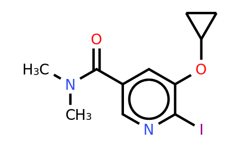 CAS 1243398-71-1 | 5-Cyclopropoxy-6-iodo-N,n-dimethylnicotinamide