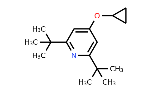 CAS 1243398-73-3 | 2,6-DI-Tert-butyl-4-cyclopropoxypyridine