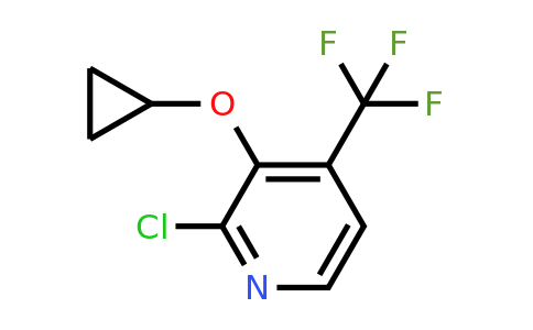 CAS 1243398-74-4 | 2-Chloro-3-cyclopropoxy-4-(trifluoromethyl)pyridine