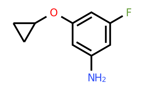 CAS 1243398-75-5 | 3-Cyclopropoxy-5-fluoroaniline