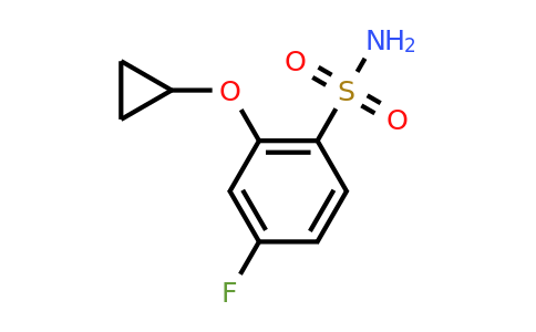 CAS 1243398-77-7 | 2-Cyclopropoxy-4-fluorobenzenesulfonamide