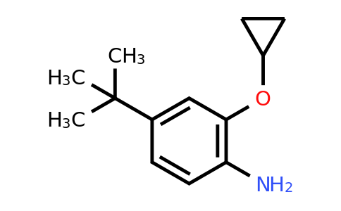 CAS 1243398-79-9 | 4-Tert-butyl-2-cyclopropoxyaniline