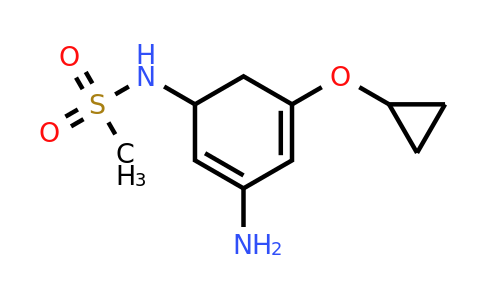 CAS 1243398-81-3 | N-(3-amino-5-cyclopropoxycyclohexa-2,4-dienyl)methanesulfonamide