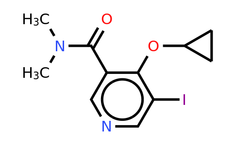CAS 1243398-82-4 | 4-Cyclopropoxy-5-iodo-N,n-dimethylnicotinamide