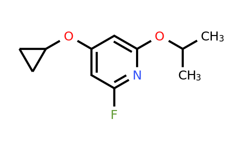 4-Cyclopropoxy-2-fluoro-6-isopropoxypyridine