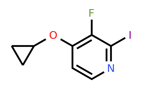 CAS 1243398-87-9 | 4-Cyclopropoxy-3-fluoro-2-iodopyridine