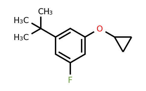CAS 1243398-91-5 | 1-Tert-butyl-3-cyclopropoxy-5-fluorobenzene